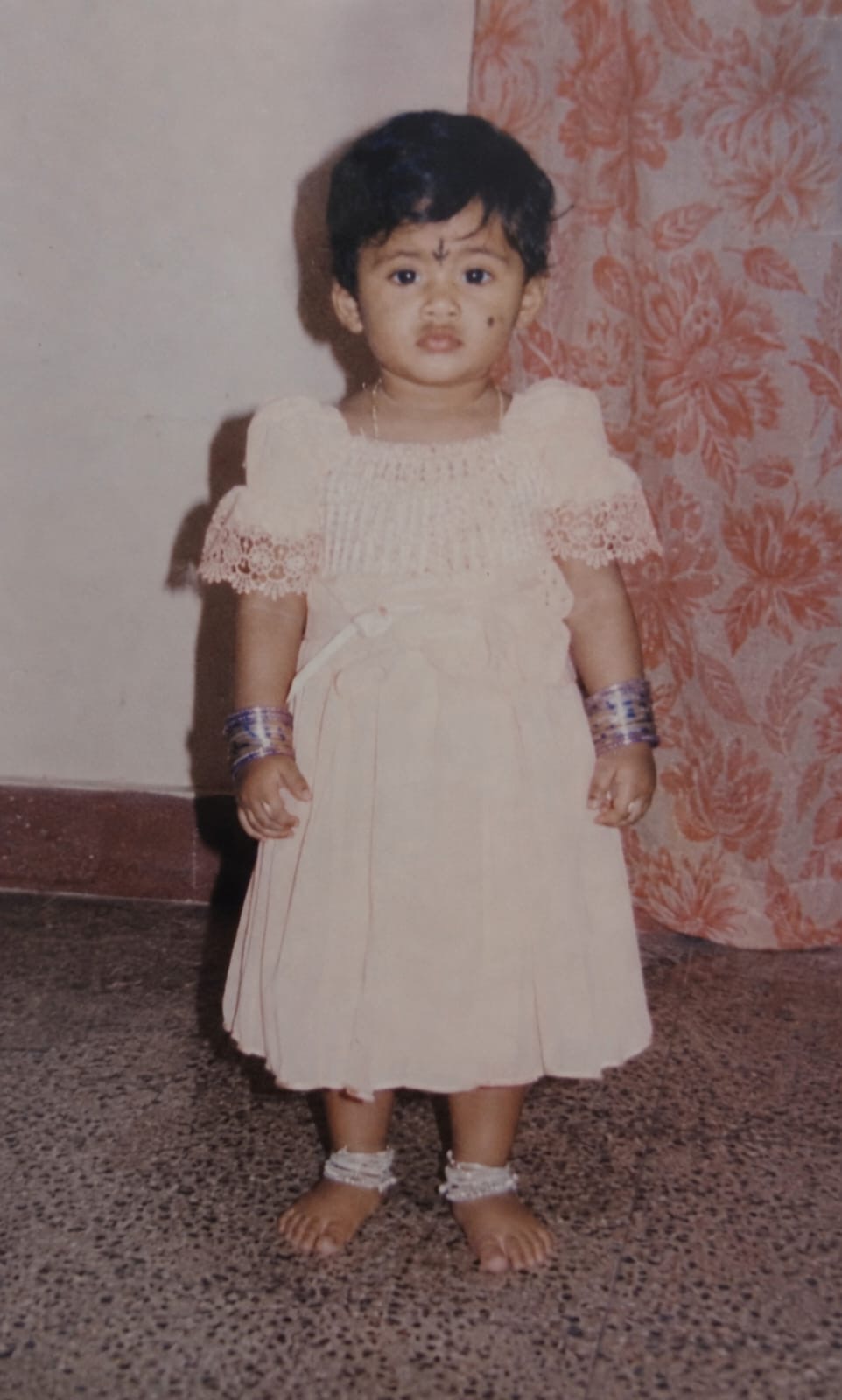 Sneha as a toddler